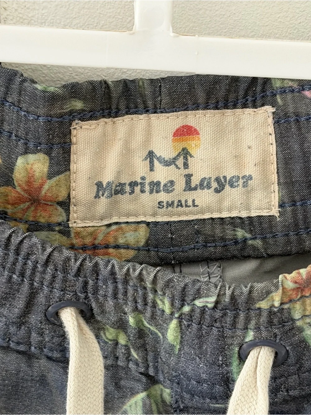 Marine Layer tropical swim suit shorts trunks
